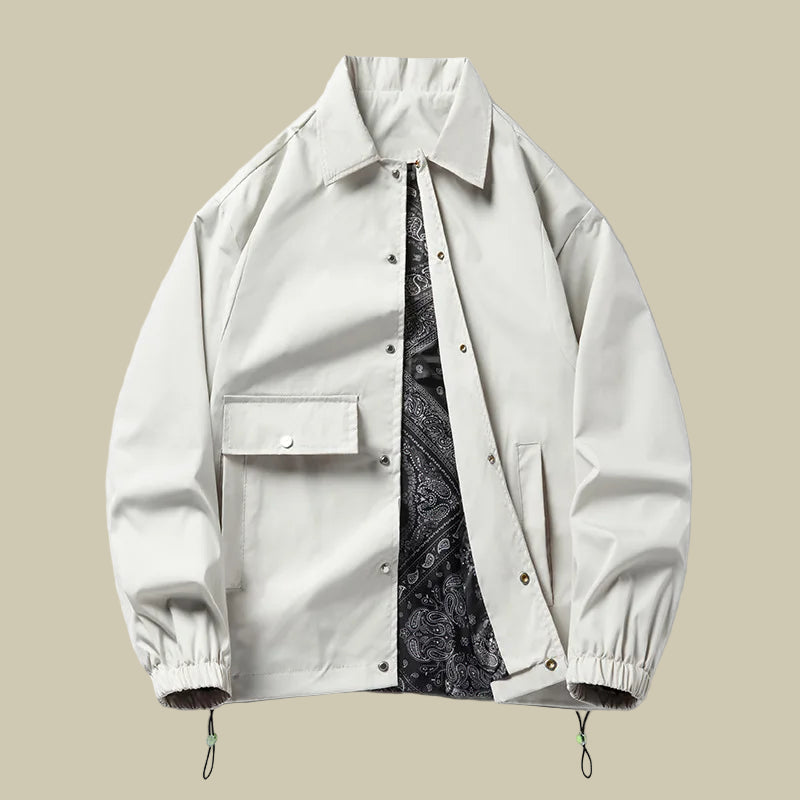 Collective Oversized - Men's Windbreaker Urban Navy Nylon