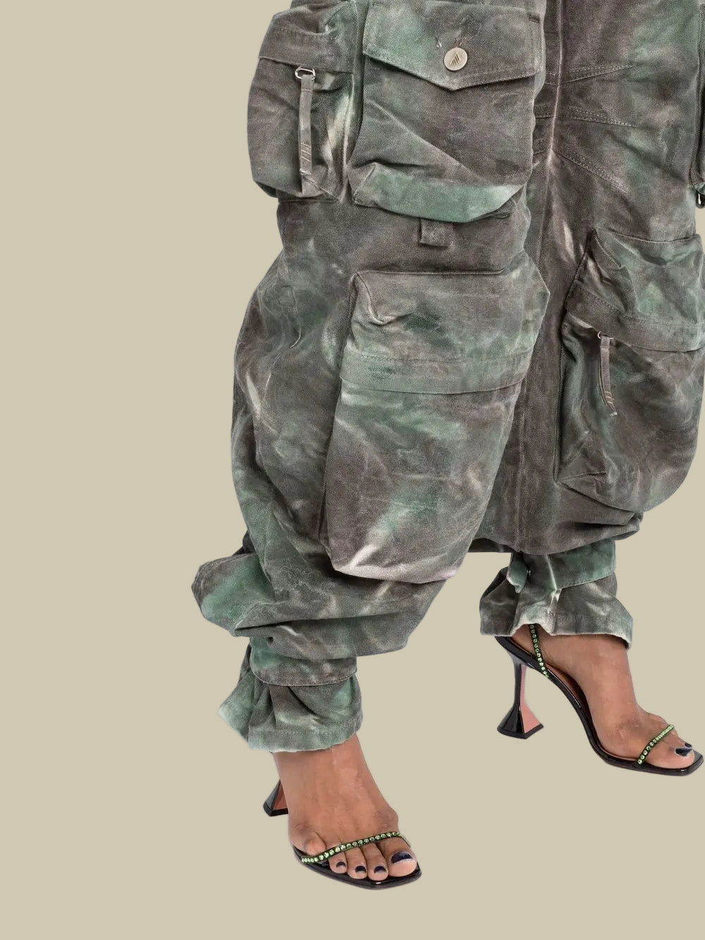 Collective Oversized - Men's Cargo Pants Dirty Camo Cotton