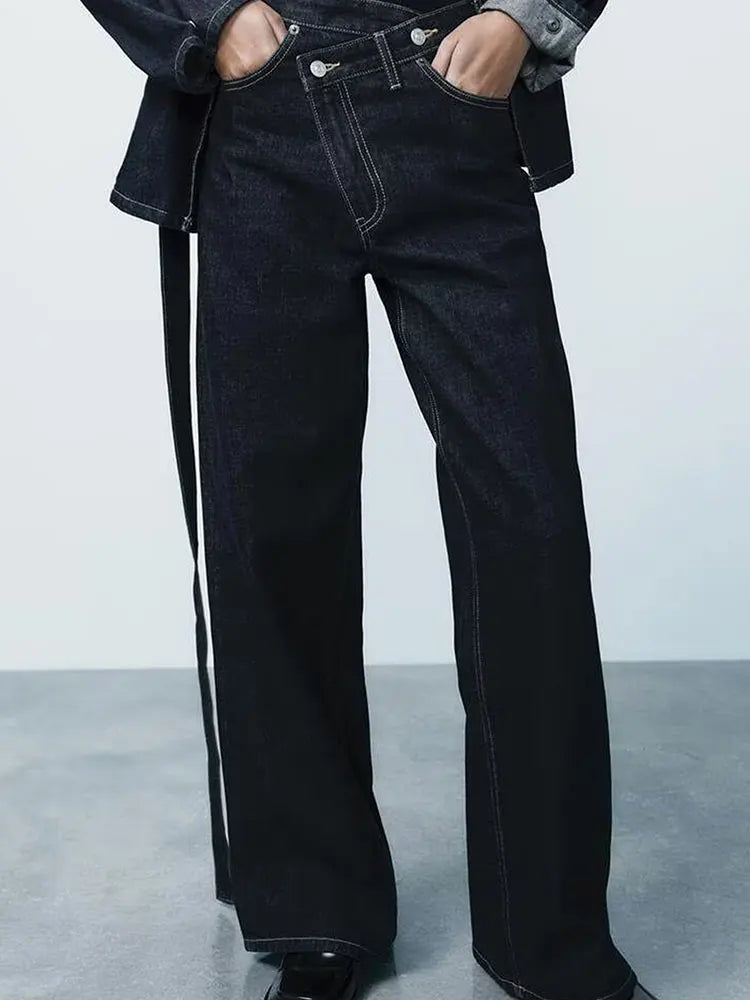 Collective Oversized - Men's Denim Jeans Blue Relaxed Fit