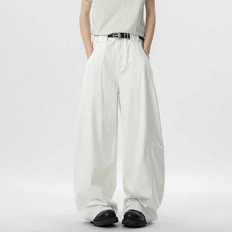 Collective Oversized - Men's Baggy Denim Jeans Blue