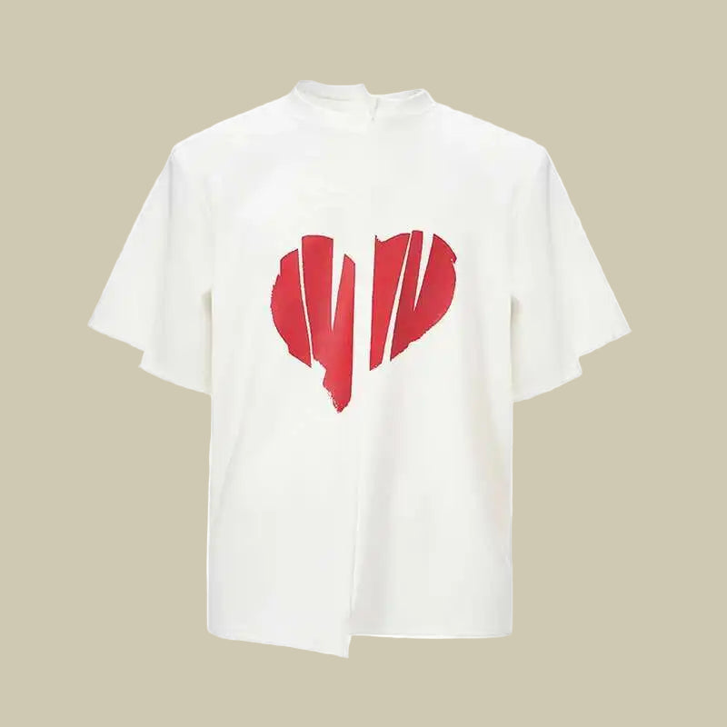 Collective Oversized - Men's Ripped Heart Tee