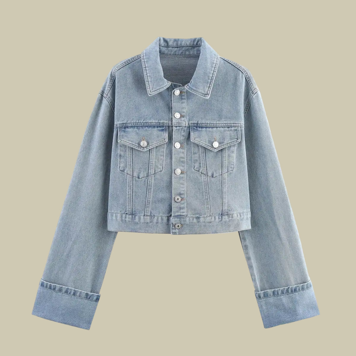 Collective Oversized - Women's Indigo Denim Set Relaxed
