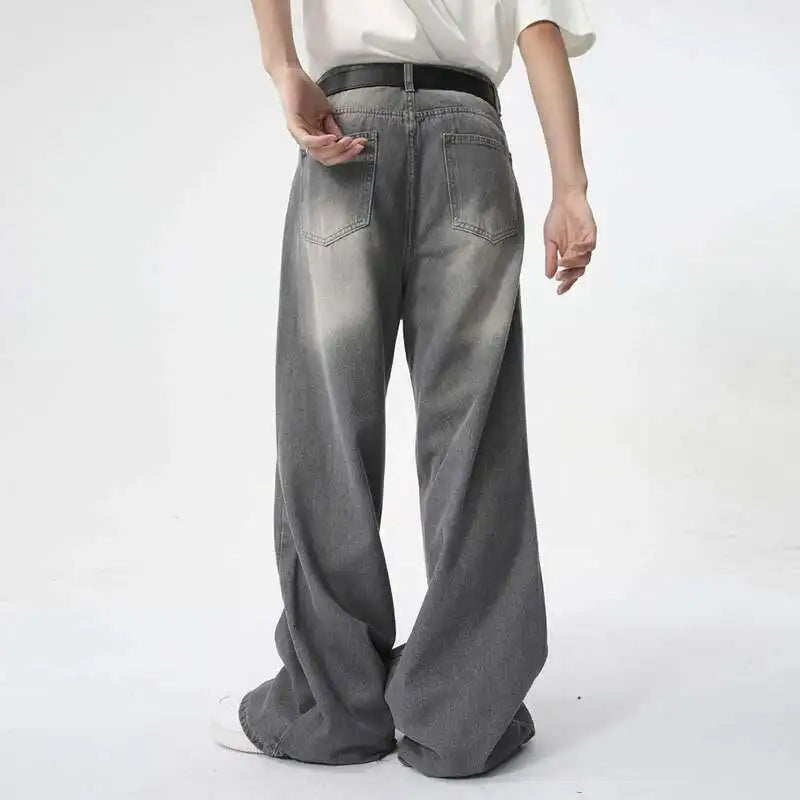 Collective Oversized - Men's Denim Jeans Indigo Wide Leg