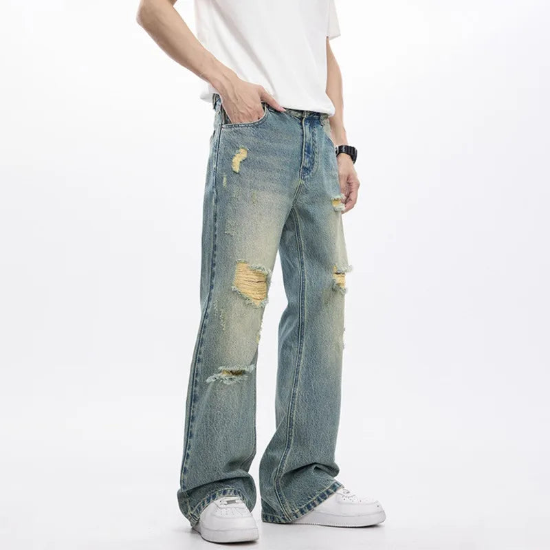 Collective Oversized - Men's Indigo Denim Loose Fit Pants