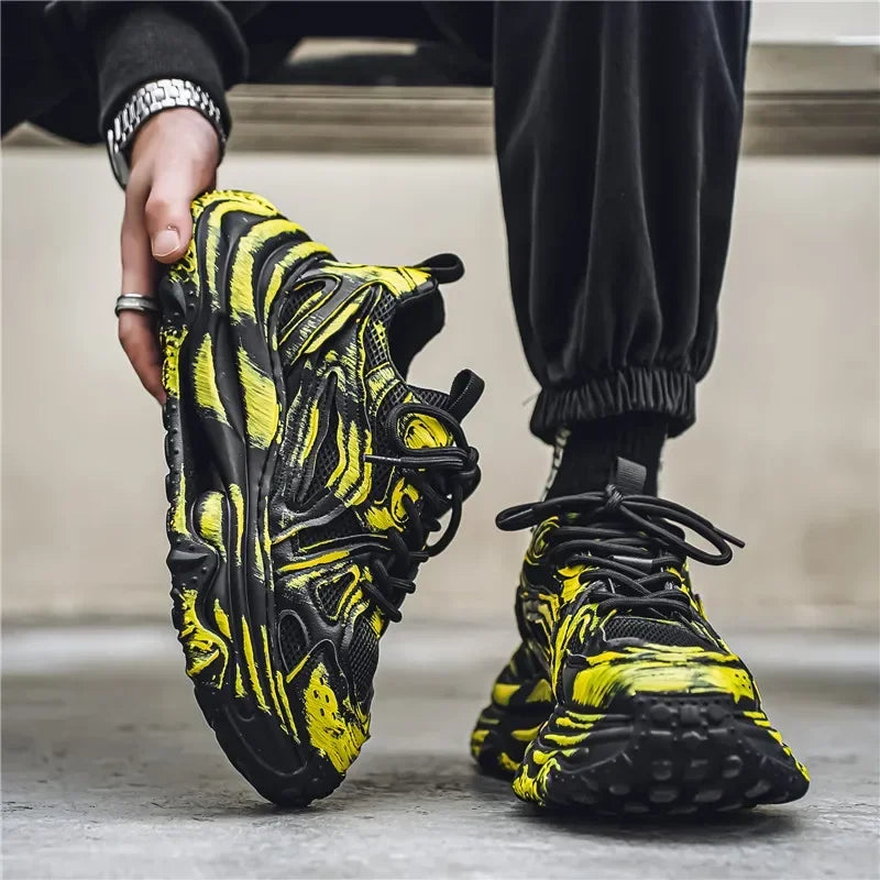 Collective Oversized - Women's ZebraSneakersBoldCanvasBlack