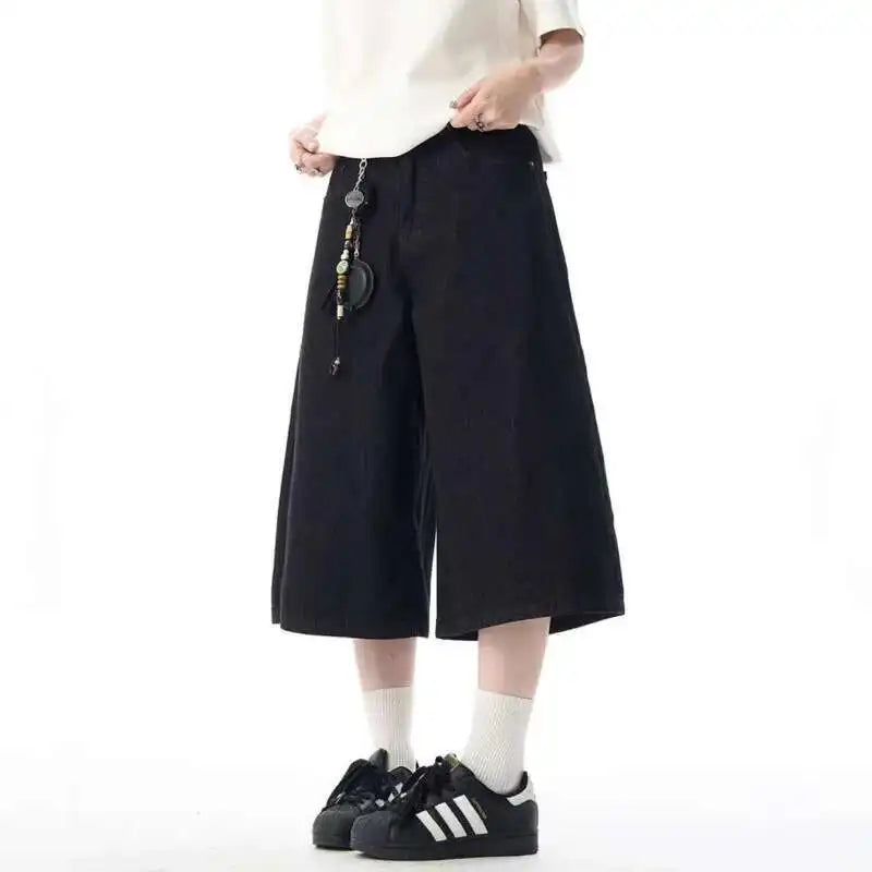 Collective Oversized - Men's Denim Shorts Loose Fit