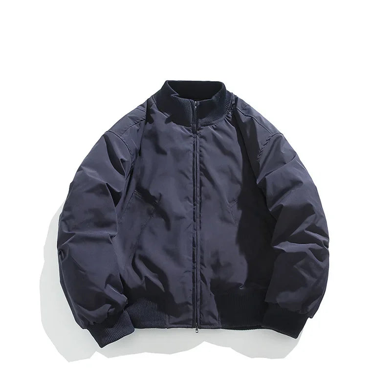 Collective Oversized - Men's Bomber Jacket Nylon Black Easy