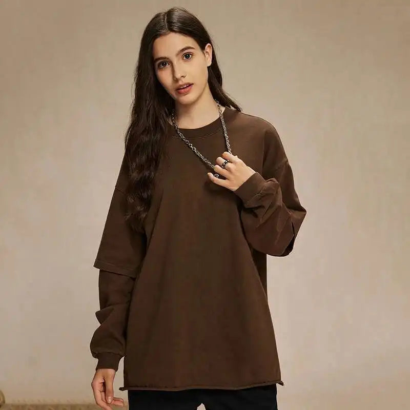 Collective Oversized - Unisex Long Double Sleeve Tee
