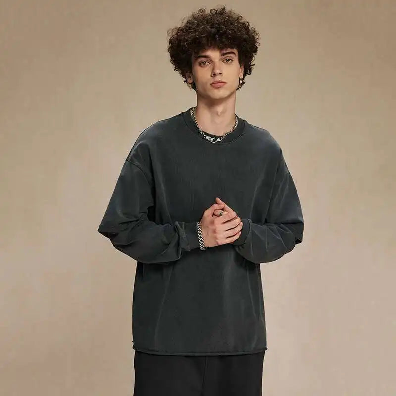 Collective Oversized - Unisex Long Double Sleeve Tee
