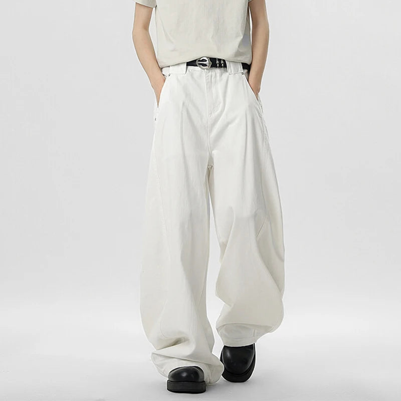 Collective Oversized - Men's Baggy Denim Jeans Blue