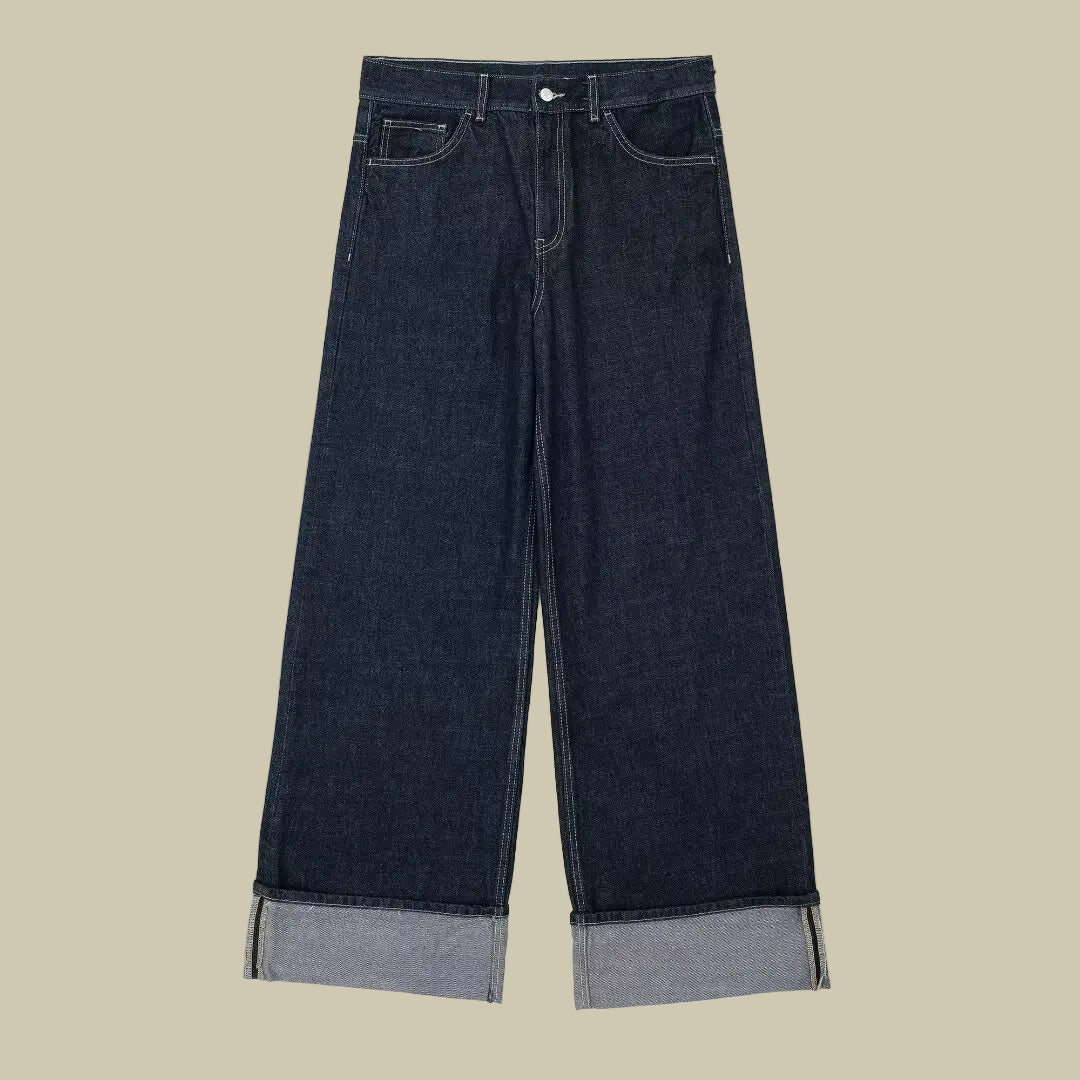 Collective Oversized - Women's Indigo Denim Set Relaxed