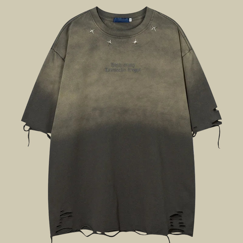 Collective Oversized - Men's Tee Metal Rivets