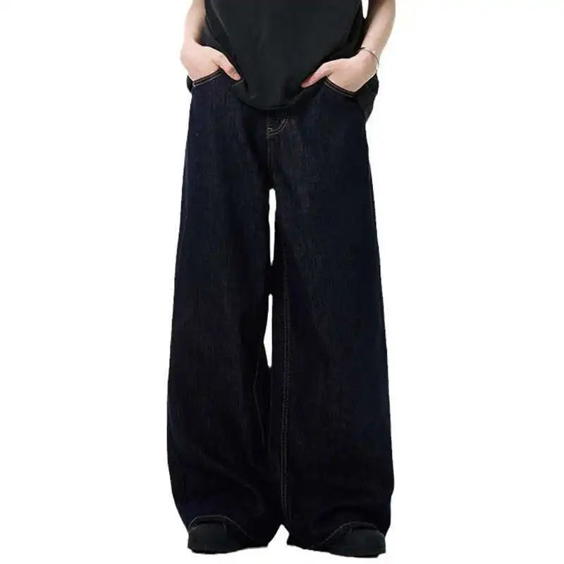 Collective Oversized - Men's Denim Jeans Indigo Loose Fit