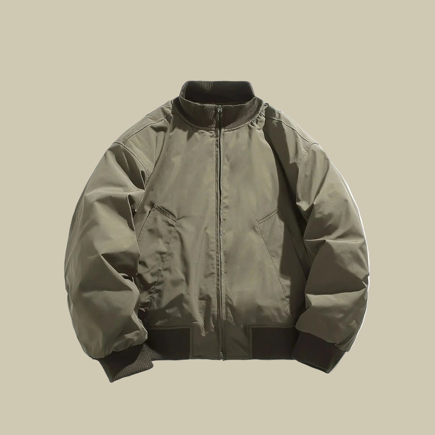 Collective Oversized - Men's Bomber Jacket Nylon Black Easy