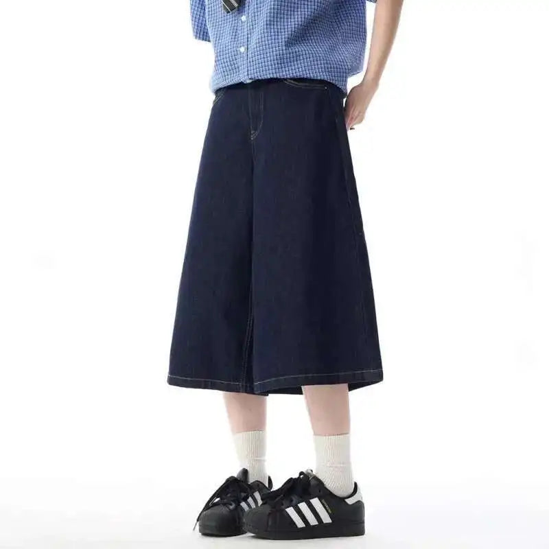 Collective Oversized - Men's Denim Shorts Loose Fit