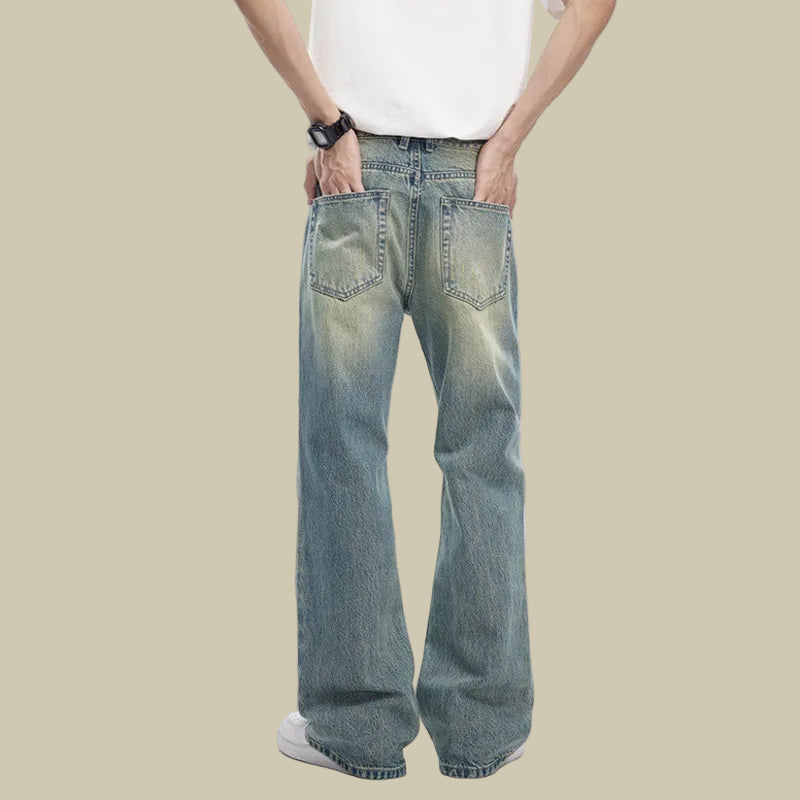 Collective Oversized - Men's Indigo Denim Loose Fit Pants