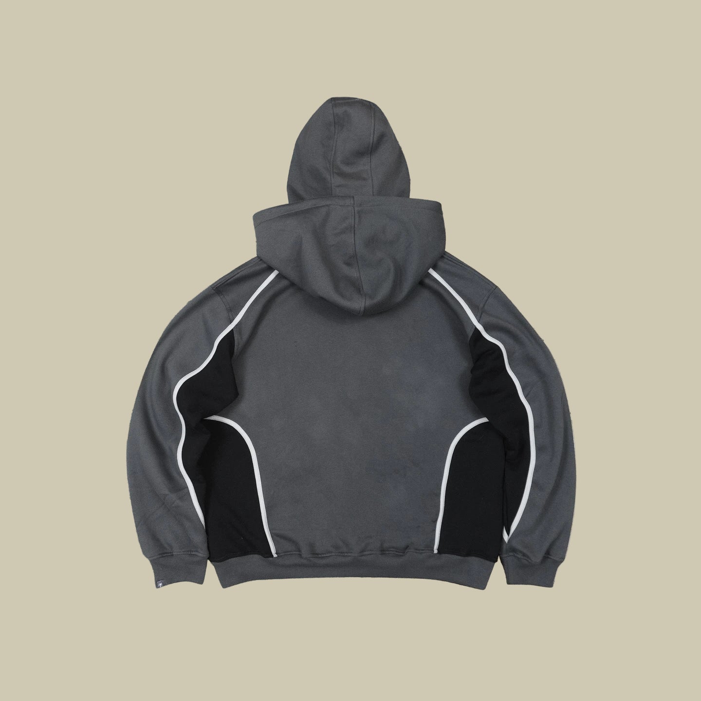 Collective Oversized - Mens No Face Hoodie Cotton Black