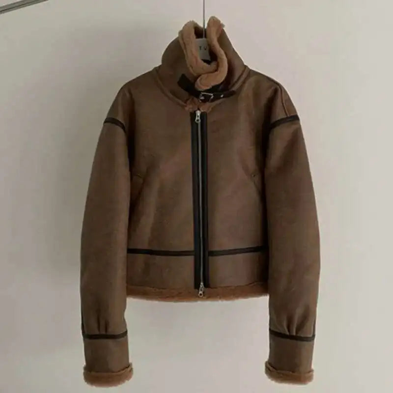 Collective Oversized - Men's Leather Coat Padded Black