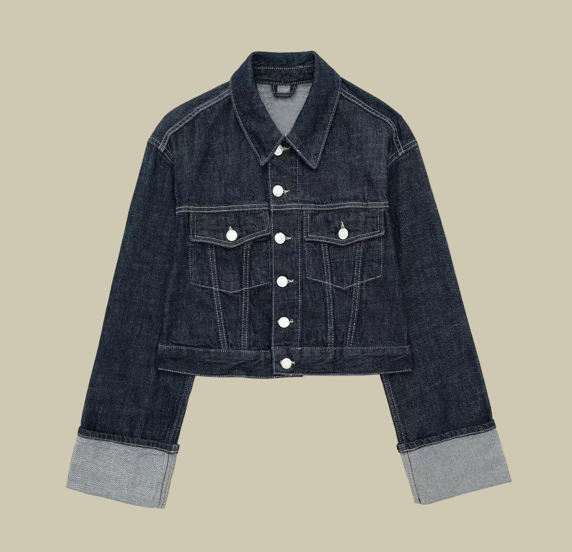 Collective Oversized - Women's Indigo Denim Set Relaxed
