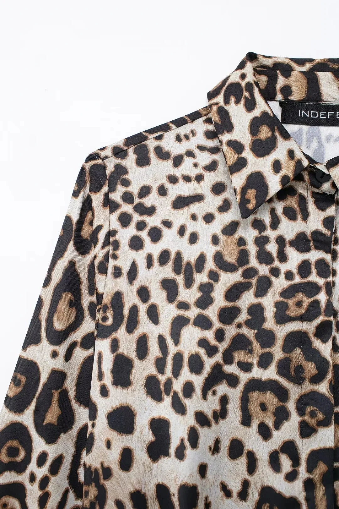 Collective Oversized - Women's Leopard 2pc Women Cotton Tan