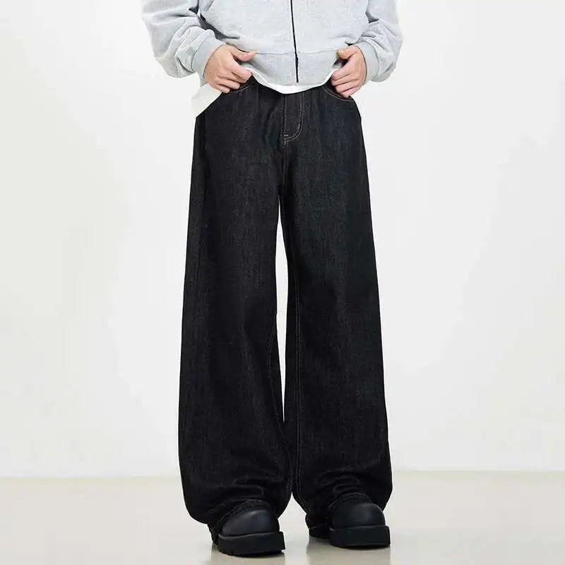Collective Oversized - Men's Denim Jeans Indigo Loose Fit