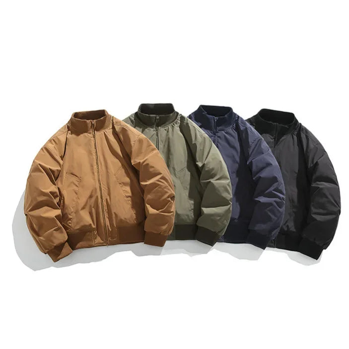 Collective Oversized - Men's Bomber Jacket Nylon Black Easy