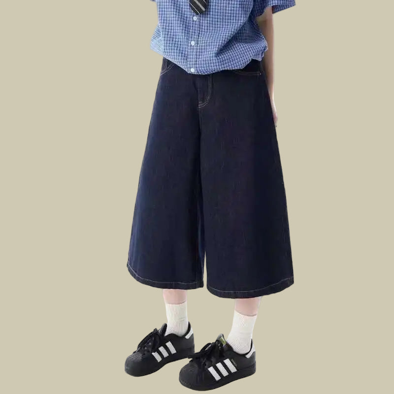 Collective Oversized - Men's Denim Shorts Loose Fit