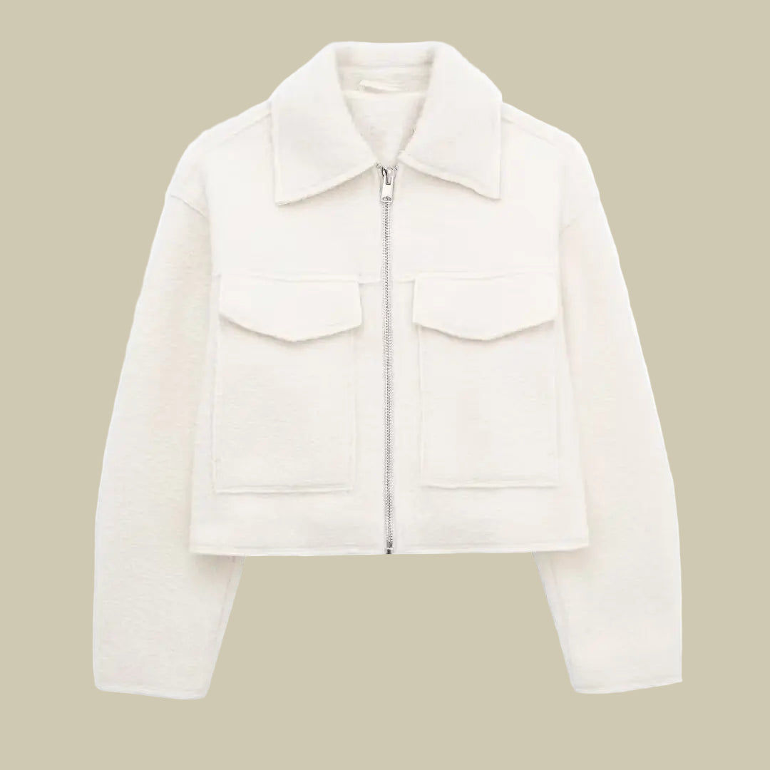 Collective Oversized - Women's Jacket Black Wool Cozy Women