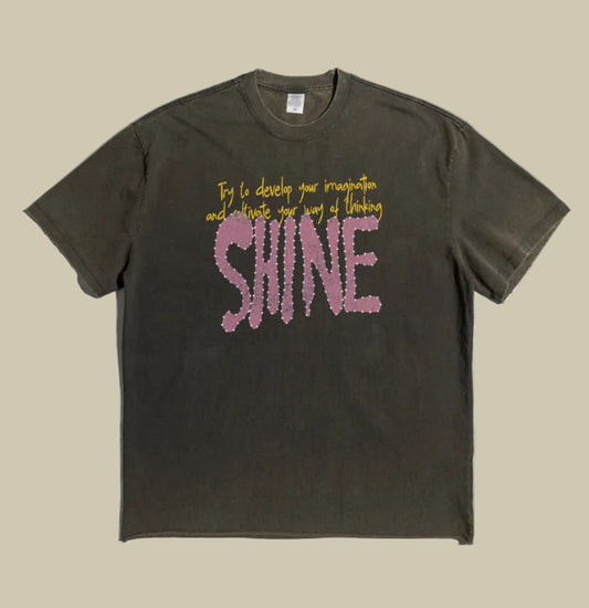 Collective Oversized - Men's Washed Cotton Tee Stone