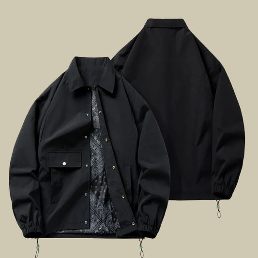 Collective Oversized - Men's Windbreaker Urban Navy Nylon