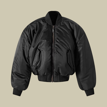 Collective Oversized - Men's Puffy Bomber Jacket Nylon