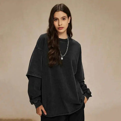 Collective Oversized - Unisex Long Double Sleeve Tee