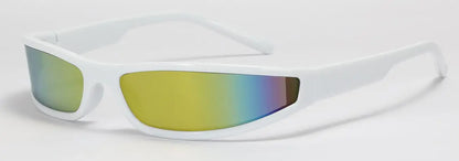 Collective Oversized - Women's Narrow Sunglasses Black Poly