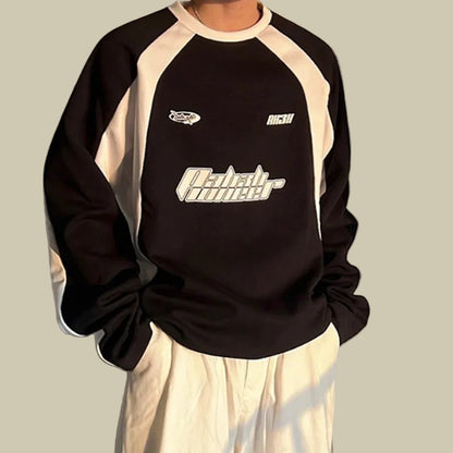 Collective Oversized - Men's Racer Crewneck