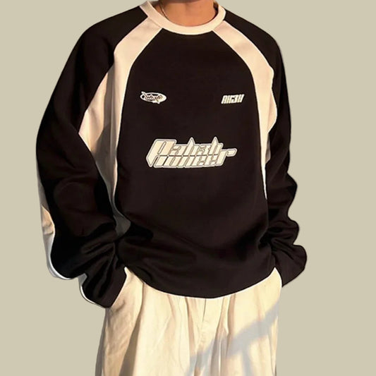 Collective Oversized - Men's Racer Crewneck