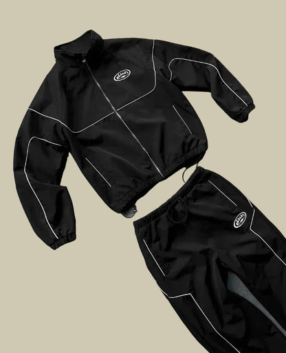 Collective Oversized - Men's Tracksuit Casual Cotton Black