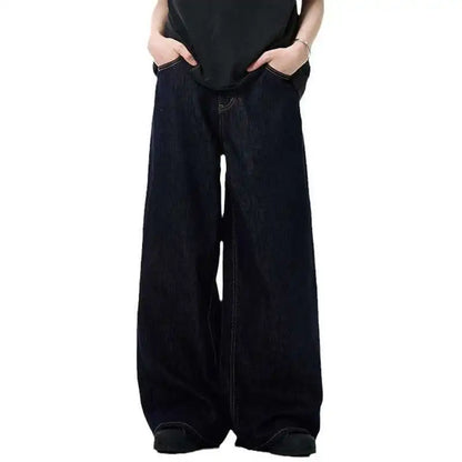 Collective Oversized - Men's Denim Jeans Indigo Loose Fit