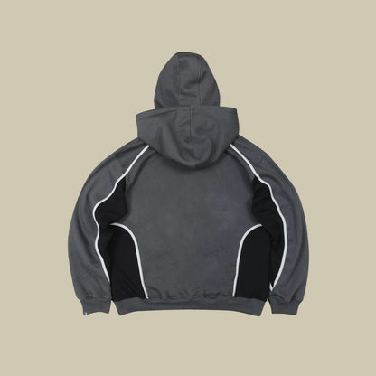 Collective Oversized - Mens No Face Hoodie Cotton Black