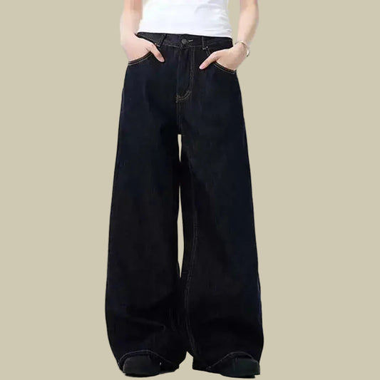 Collective Oversized - Men's Denim Jeans Indigo Loose Fit