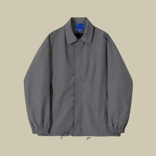 Collective Oversized - Men's Cotton Jacket Pockets Black