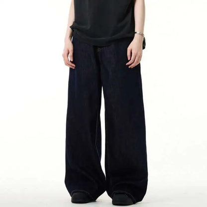 Collective Oversized - Men's Denim Jeans Indigo Loose Fit